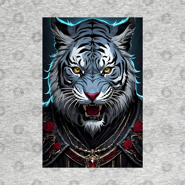 Cool Gothic Tiger by Spaceboyishere